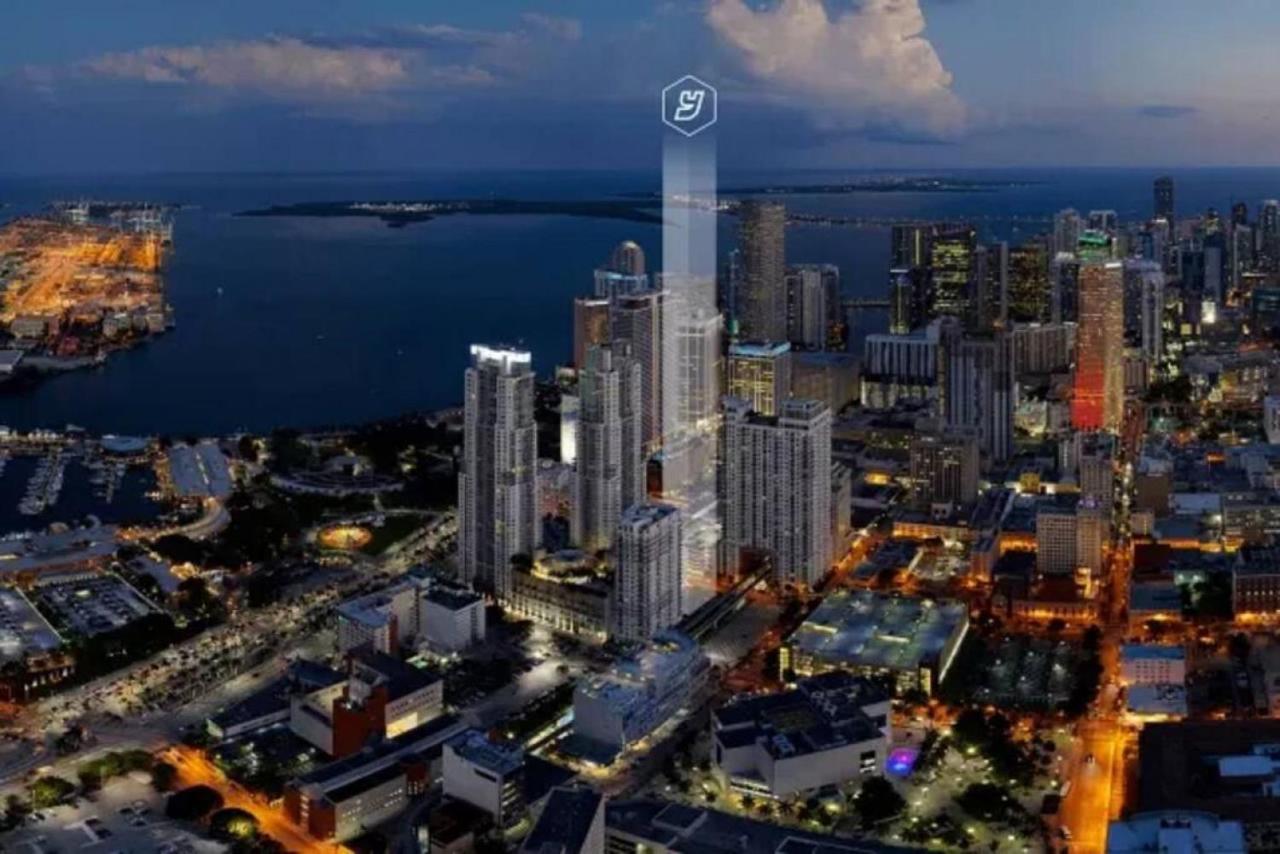 Modern 1 Bed Condo Across From Bayside In Downtown Miami Esterno foto